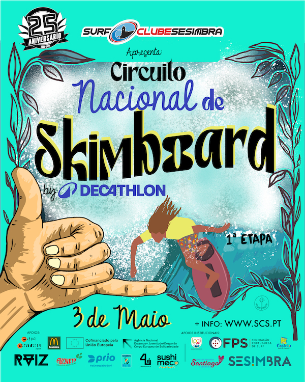 Primeira Etapa do Circuito Nacional de Skimboard Arranca Amanhã em Sesimbra