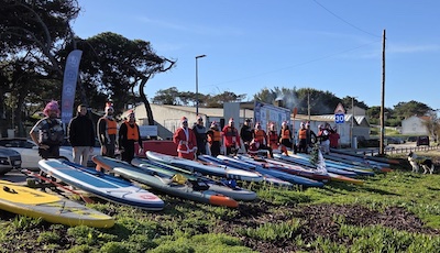 3ª Edição da Remada de Natal Realizada na Lagoa de Albufeira