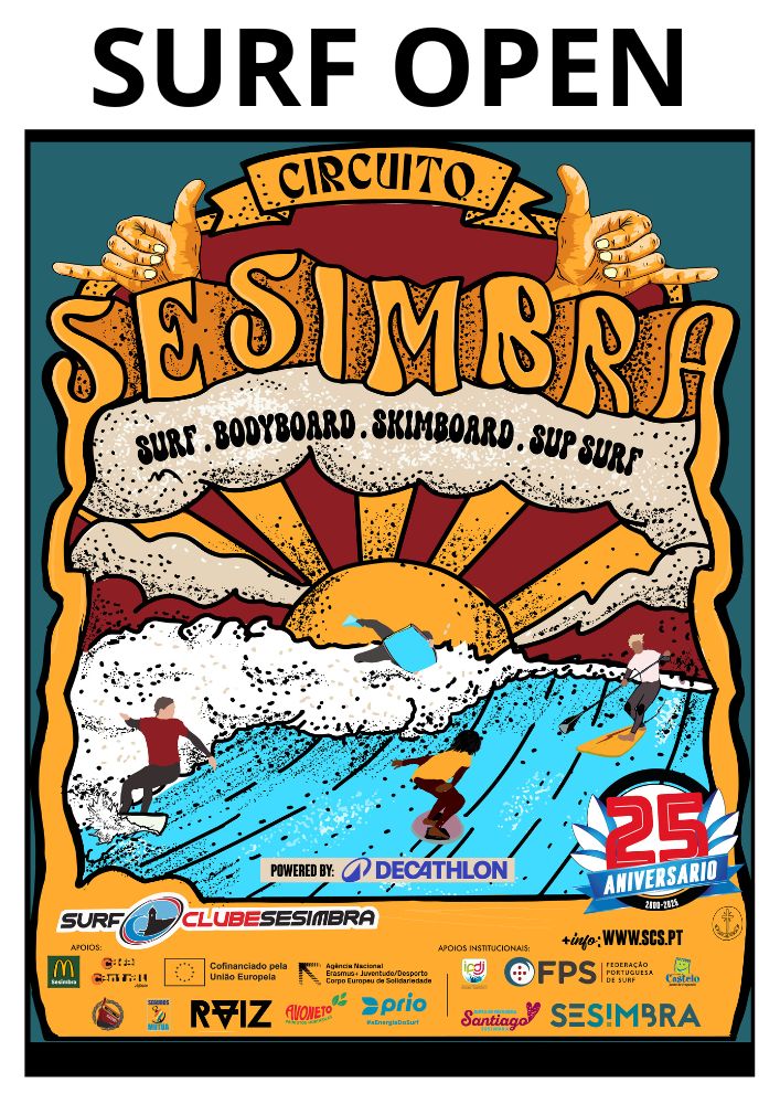 Inscrição Circuito de Sesimbra - 1ª Etapa - Surf Open