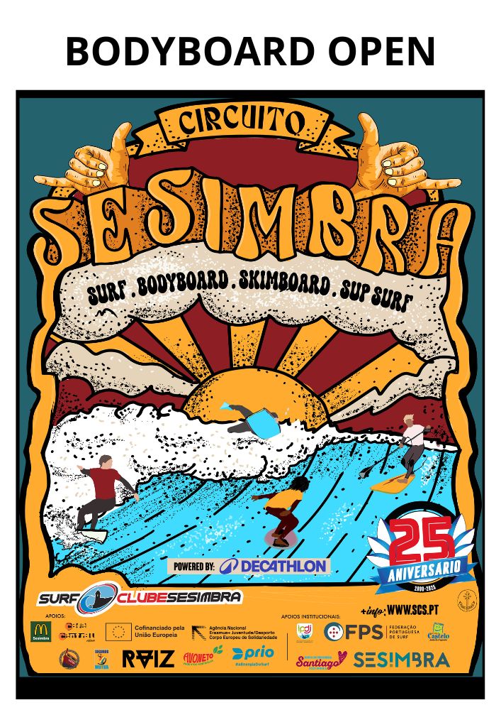 Inscrição Circuito de Sesimbra - 1ª Etapa - Bodyboard Open