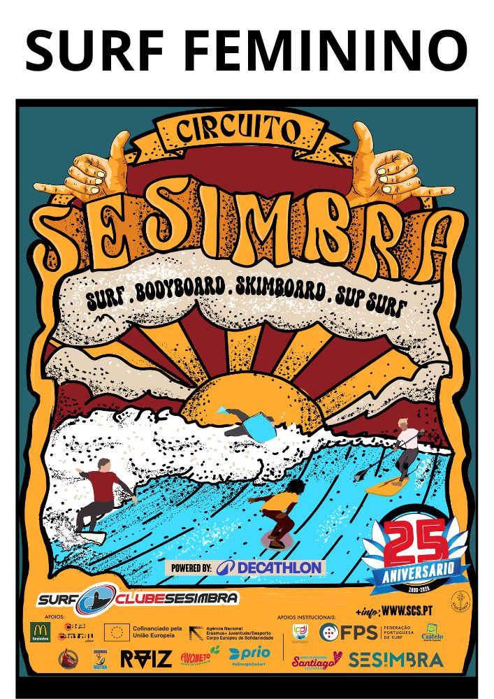 Inscrição Circuito de Sesimbra - 1ª Etapa - Surf Feminino