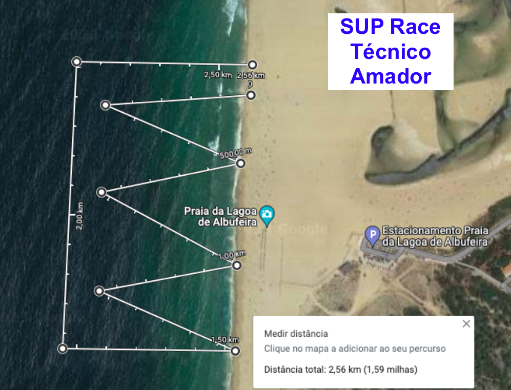 Prova de SUP Race Técnico Amador