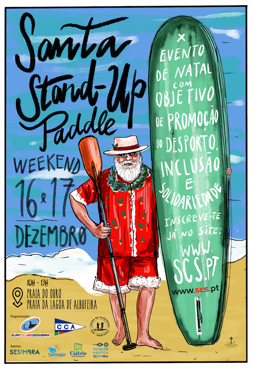 Remada do Natal em Stand-Up Paddle Boarding