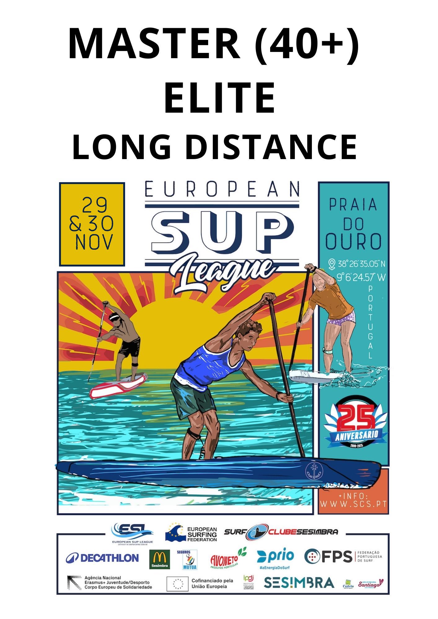 Registration ESL - MASTER (40+) ELITE - Long Distance