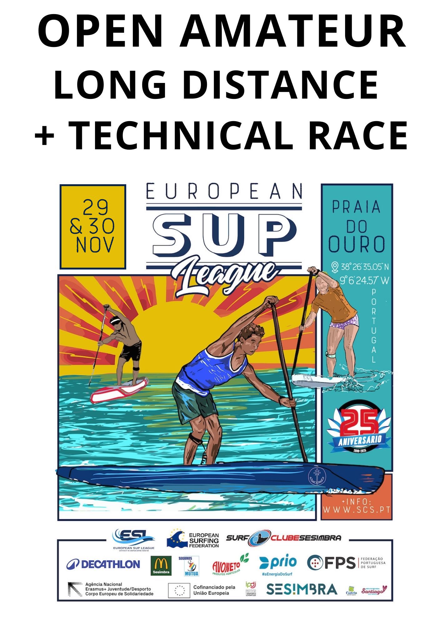 Registration ESL - OPEN AMATEUR - Pack Long Distance + Technical Race