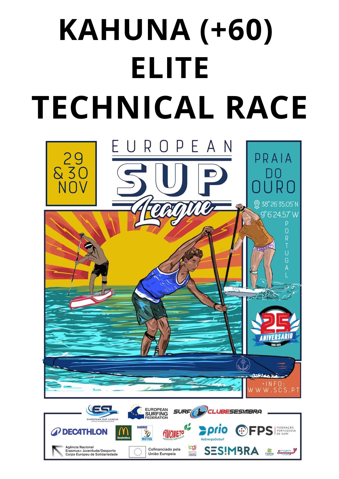 Registration ESL - KAHUNA (+60) ELITE - Technical Race