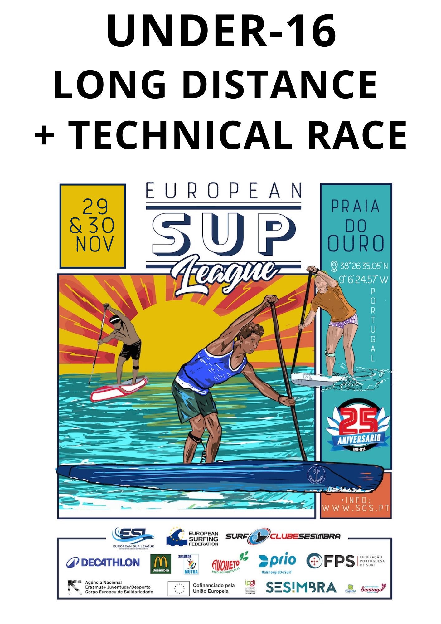 Registration ESL - UNDER 16 ELITE - Pack Long Distance + Technical Race