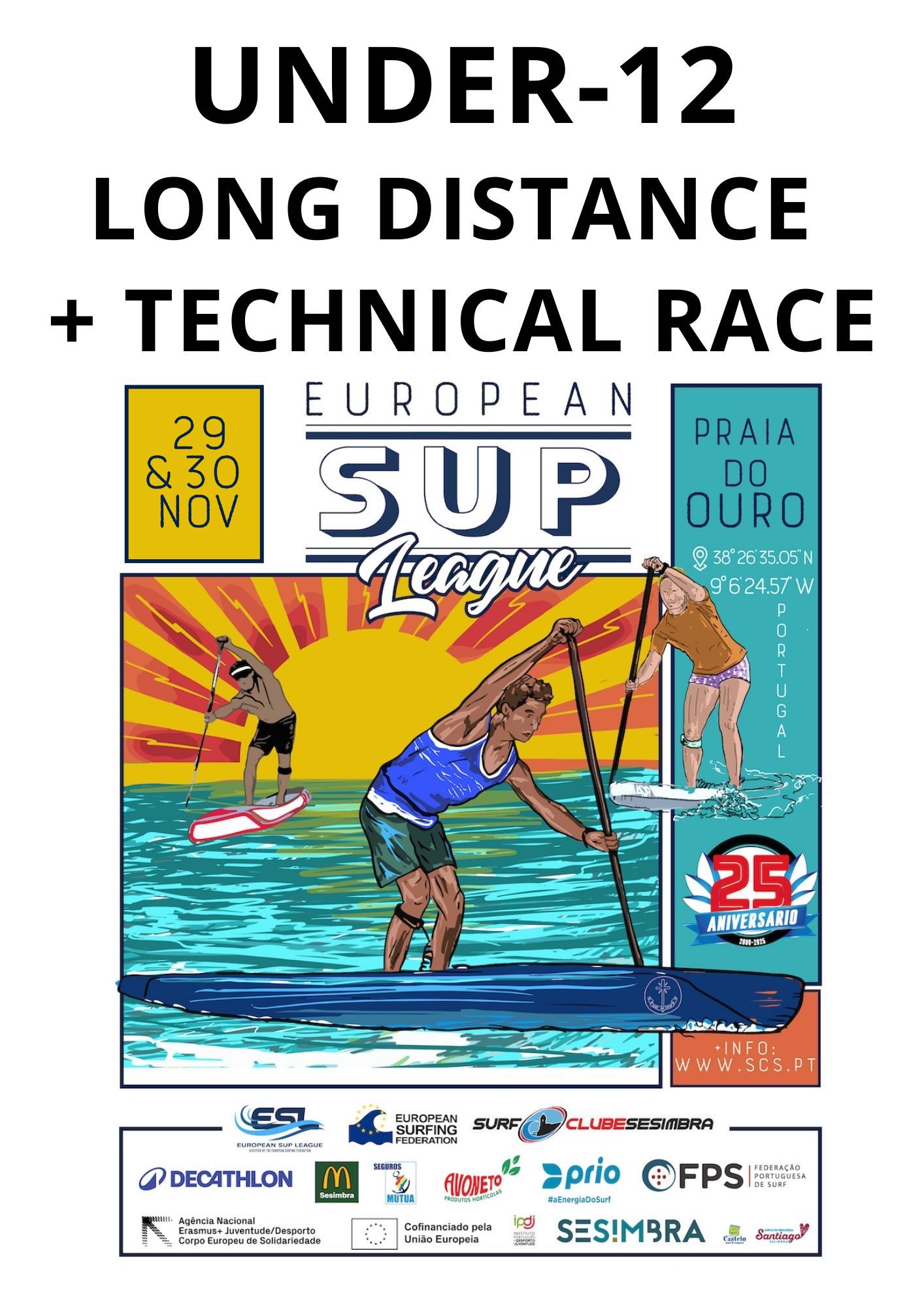 Registration ESL - UNDER 12 - Pack Long Distance + Technical Race