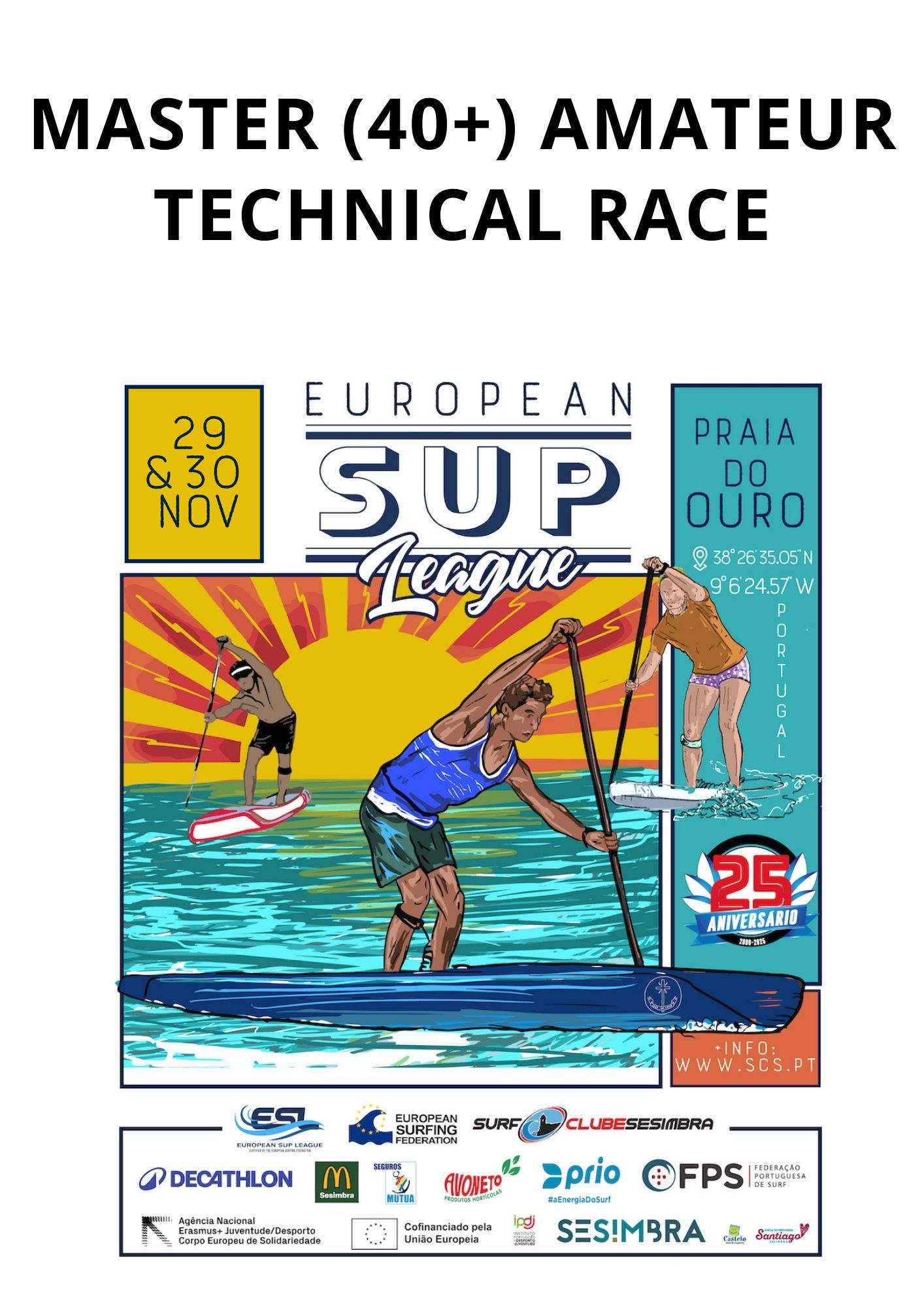 Registration ESL - MASTER (40+) AMATEUR - Technical Race
