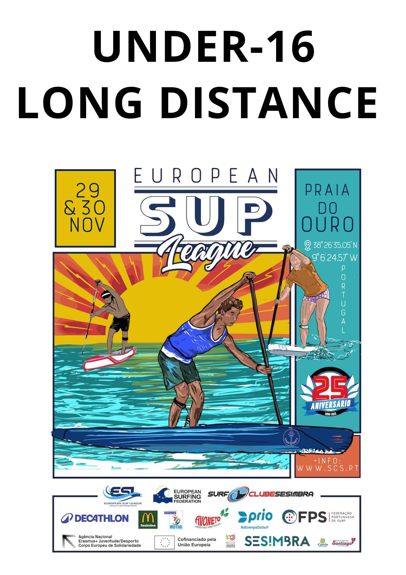 Registration ESL - UNDER 16 ELITE - Long Distance