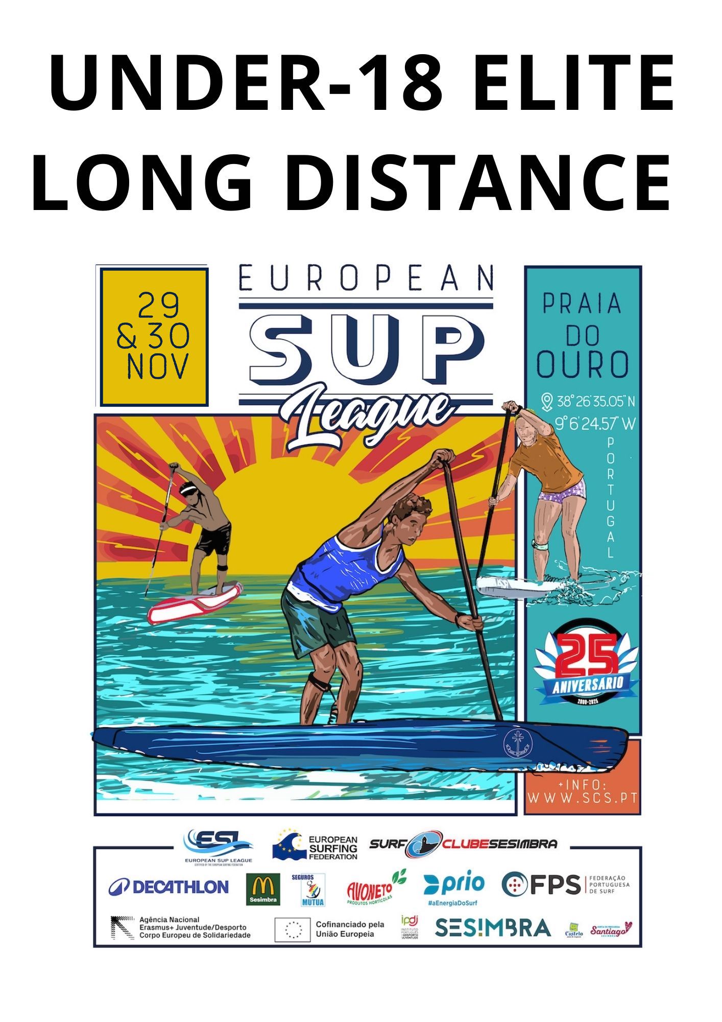 Registration ESL - UNDER 18 ELITE - Long Distance