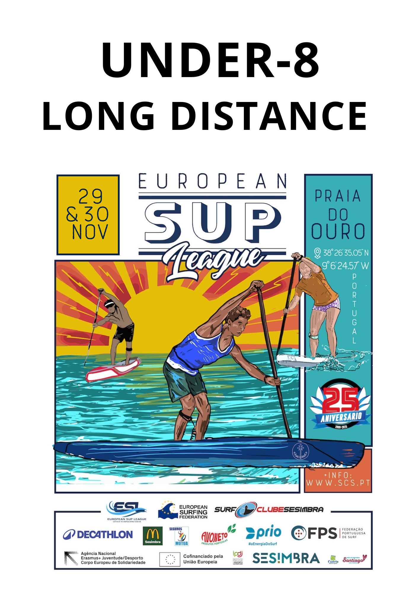 Registration ESL - UNDER 8 MIXED - Long Distance