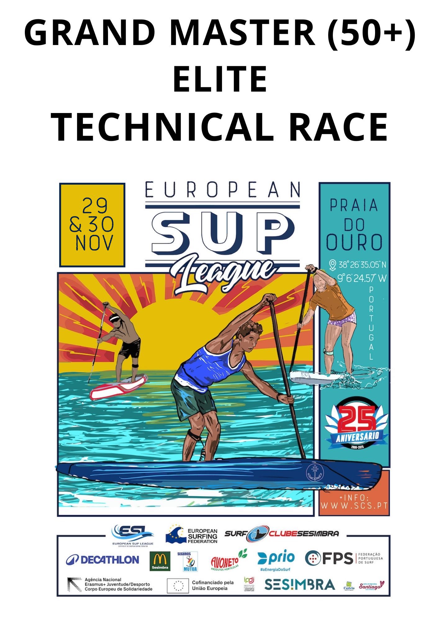 Registration ESL - GRAND MASTER (50+) ELITE - Technical Race