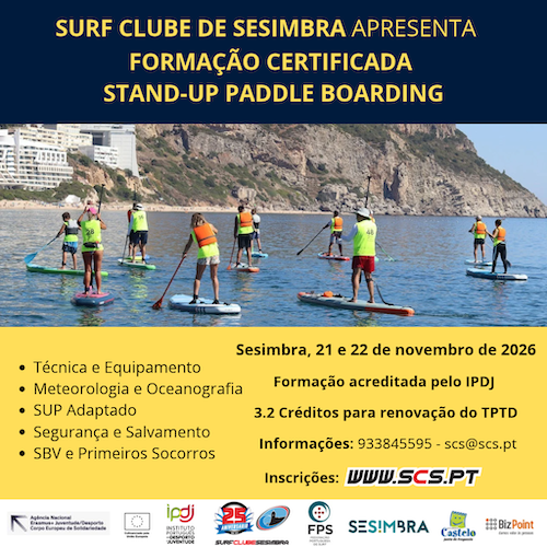 FORMAÇÃO CERTIFICADA - STAND-UP PADDLE BOARDING