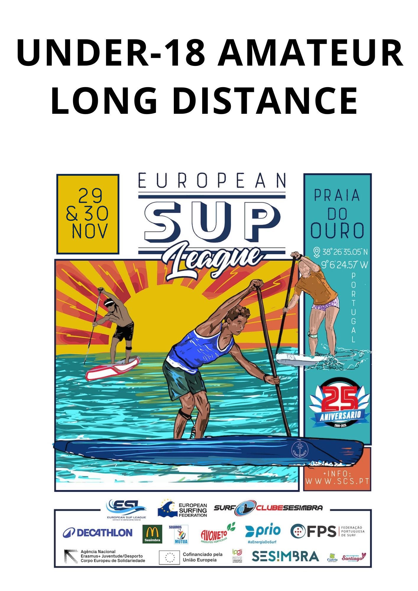 Registration ESL - UNDER 18 AMATEUR - Long Distance
