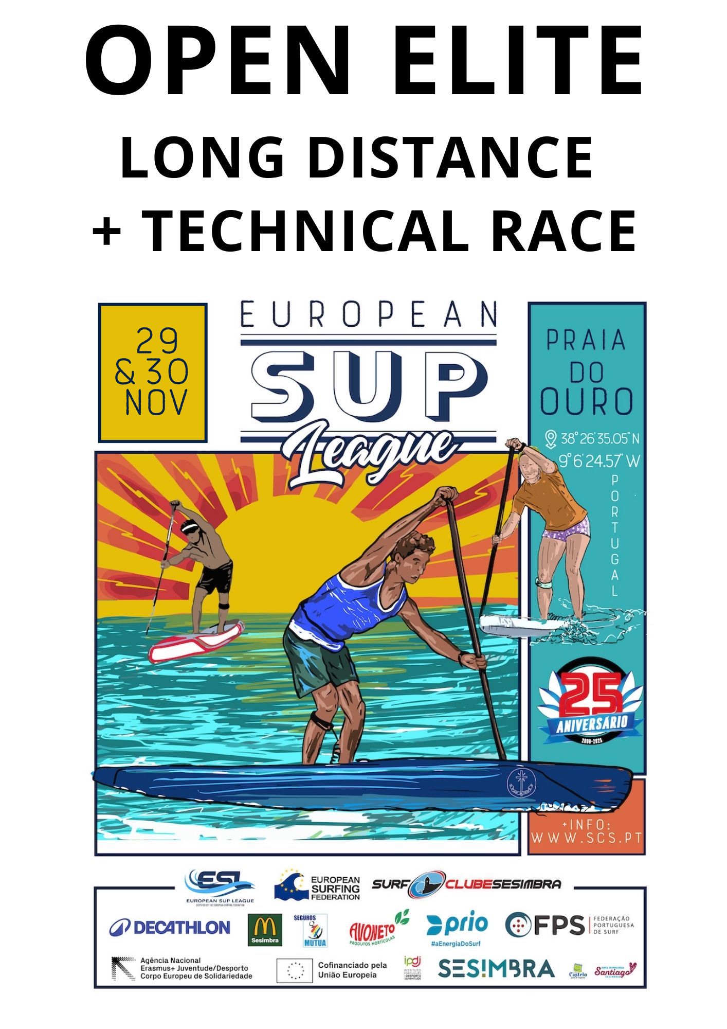 Registration ESL - OPEN ELITE - Pack Long Distance + Technical Race