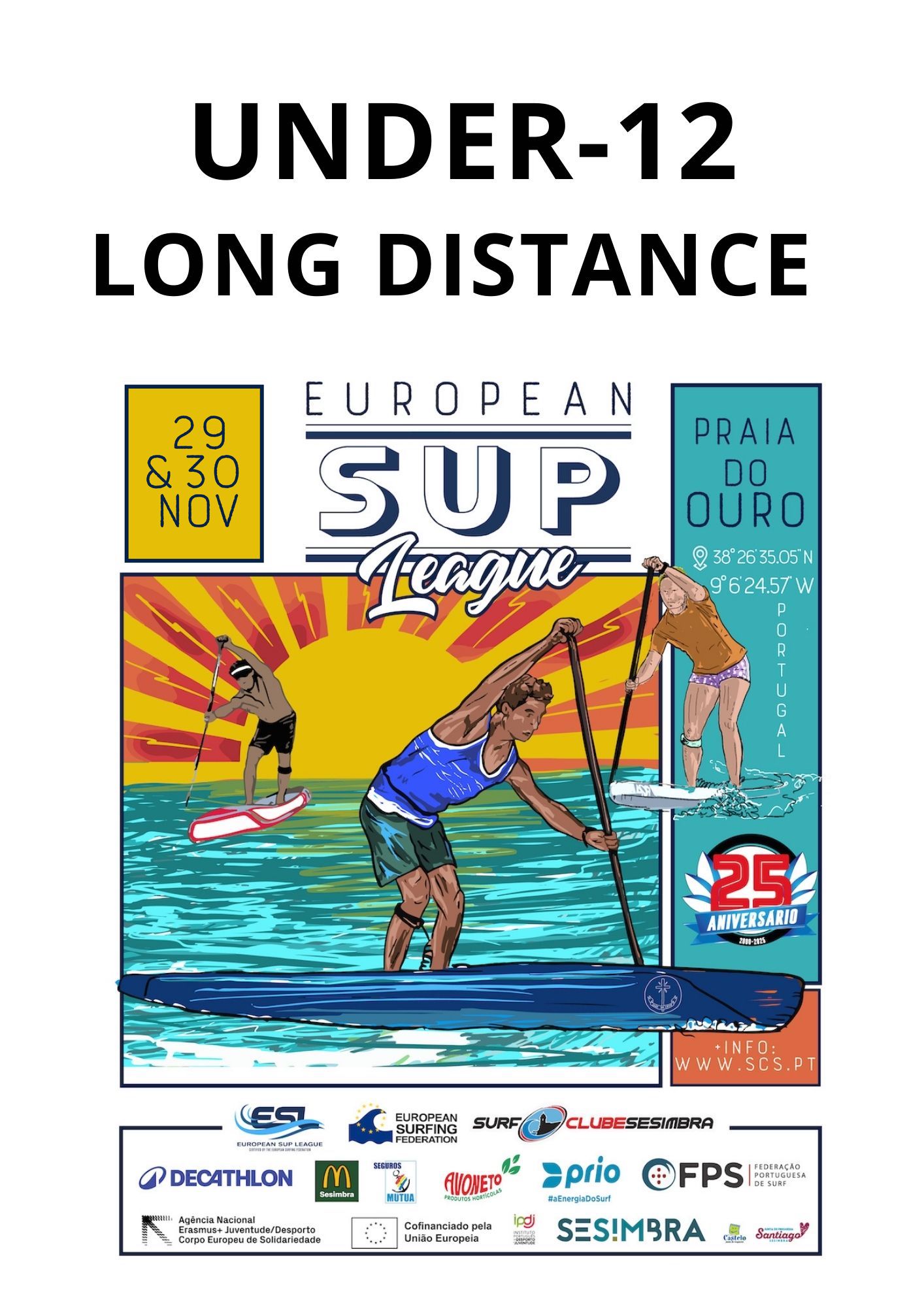 Registration ESL - UNDER 12 - Long Distance