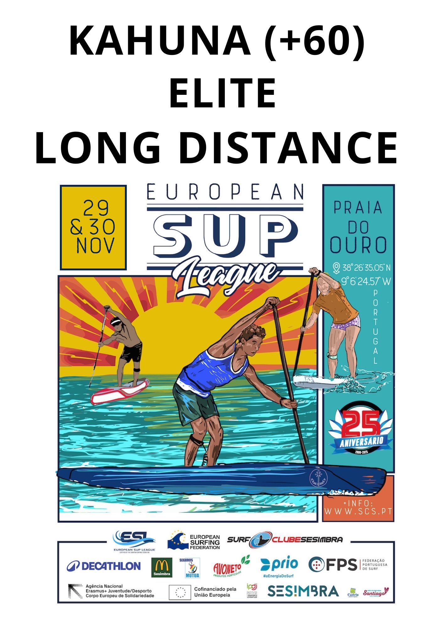 Registration ESL - KAHUNA (+60) ELITE - Long Distance