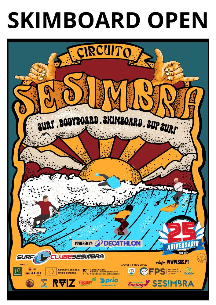  Inscrição Circuito de Sesimbra - 3ª Etapa - SKIMBOARD OPEN