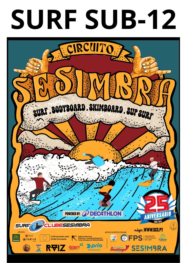  Inscrição Circuito de Sesimbra - 3ª Etapa - SURF SUB-12