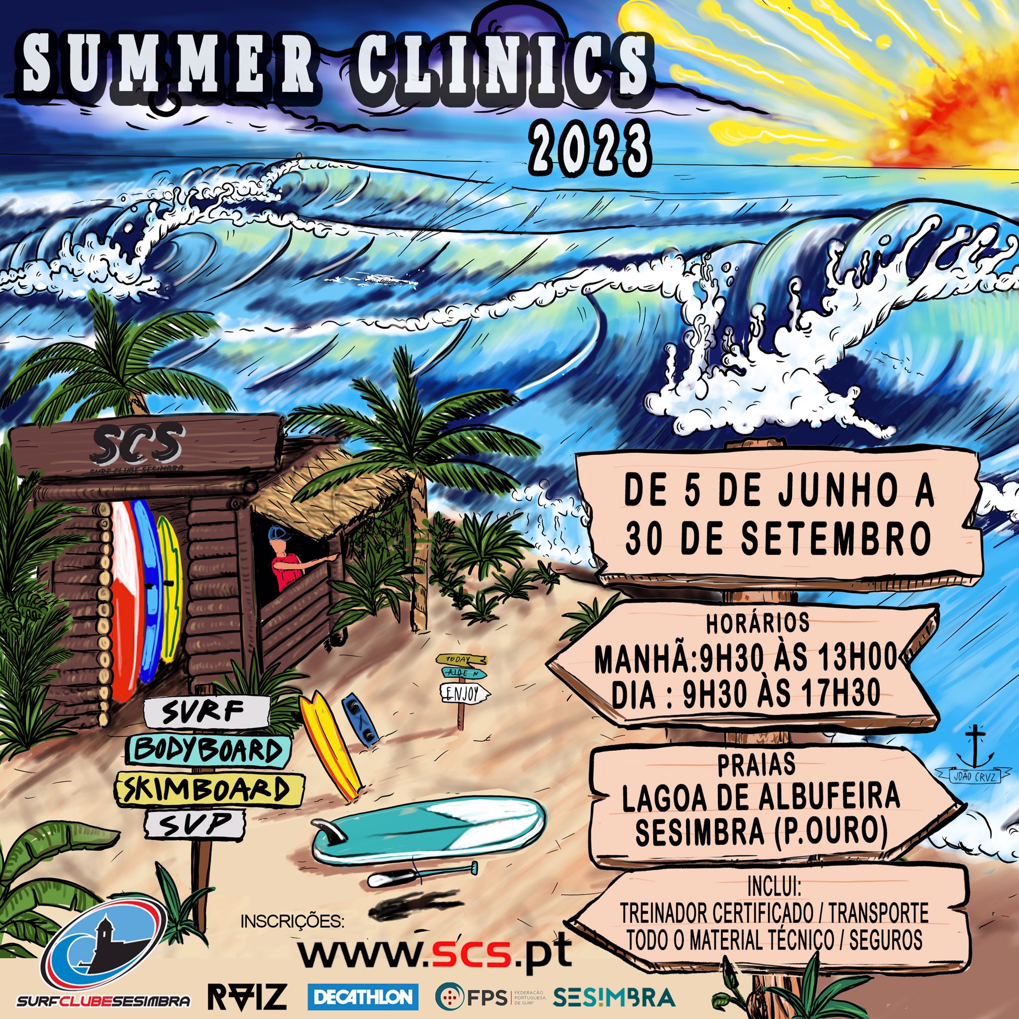 SCS Summer Clinics 2023: Muitas Novidades para as Férias de Verão